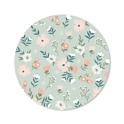 Produktbild von MuchoWow® Mauspad Mousepad Blumen - Farben - Pastell 40x40 cm - Mousepads - Maus Mat - Pad - Mausunterlage - Schreibtisch Accessoires