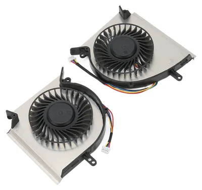 Image de Ventilateur de refroidissement pour CPU et GPU destiné aux modèles MSI GE75, GP75 et GL75 : silencieux, faible consommation d'énergie, dissipation thermique efficace