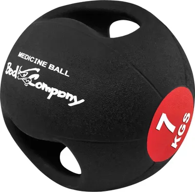 Produktbild von Medizinball mit Doppelgriff aus Gummi 7 kg