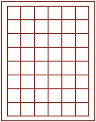 Produktbild von Lindner 2149 Münzbox mit 48 quadratischen Vertiefungen für Münzen/Münzkapseln mit 28 x 28 mm-Grau / rote Einlage