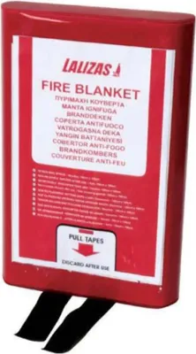 Produktbild von Lalizas Feuerlöschdecke Rot,Weiß 120 x 180 cm Rot,Weiß 120 x 180 cm