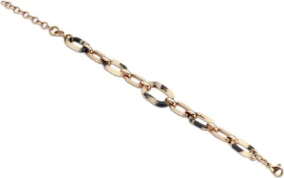 Produktbild von Armband Victoria aus Edelstahl in Roségold, 21 cm Länge