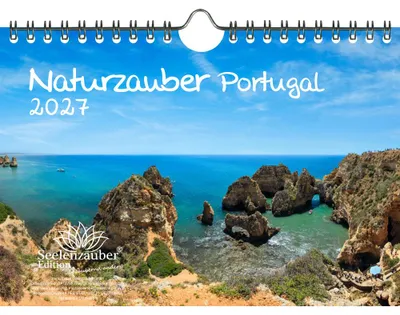 Produktbild von Naturzauber Portugal DIN A5 Kalender für 2027 Landschaft Natur Reise Strand Urlaub - Seelenzauber