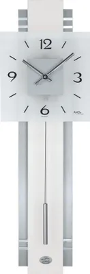 Produktbild von AMS Quarz-Pendeluhr, Quarzpendelwerk, 22x68x7cm, 7302