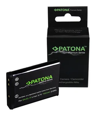 Produktbild von Premium PATONA Akku für Nikon EN-EL19 Coolpix S2500 S3100 S4100
