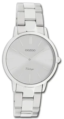 Produktbild von Oozoo Vintage Series Damenuhr Quarzuhr Analog mit Metallarmband silber D3UOC20039