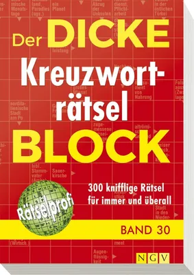 Obrázok produktu pre Der dicke Kreuzworträtsel-Block Band 30: 300 knifflige Rätsel für immer und überall