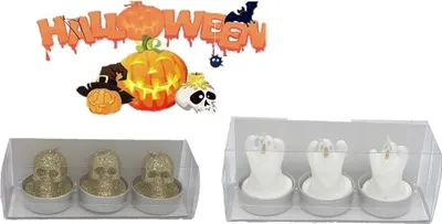 Produktbild von 6er Set Halloween Kerzen