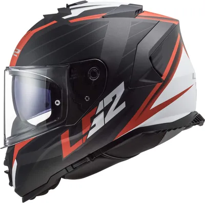 Produktbild von LS2 FF800 Storm II Nerve matt schwarz rot XXL
