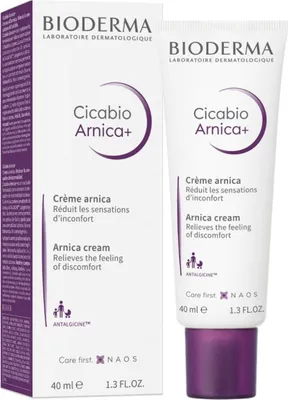 Obrázek produktu pro Bioderma Cicabio Arnica+, Krémová, Unisex, Ošetření, Univerzální, 40 ml, Tuba