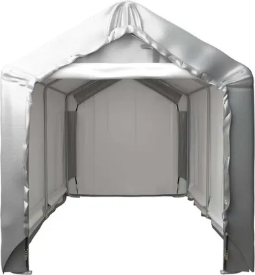 Produktbild von vidaXL Lagerzelt 180x300 cm Stahl Grau