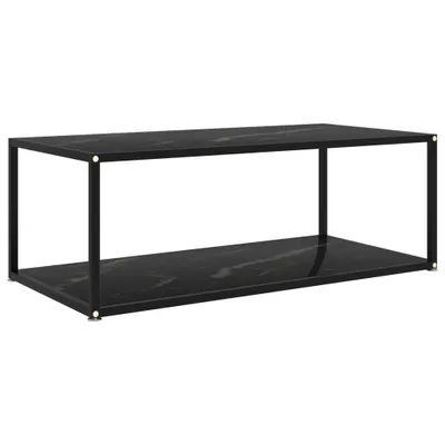 Produktbild von Couchtisch Schwarz 100x50x35 cm Hartglas