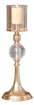 Image de Bougeoir vintage pour éclairage à la bougie, idéal pour la décoration
