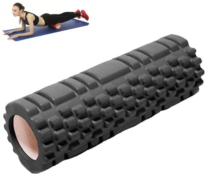 Produktbild von Faszienrolle 30 x 10 cm - Massage Roller - Massagerolle für Rücken - Wirbelsäule - Muskelverspannung - Ganzkörpermassage - Massageroller