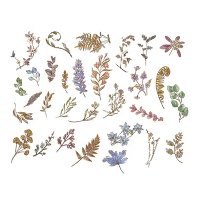 Produktbild von 60pcs Vintage Papier Scrapbooking Sticker Kleber stationierende Dekorative Etikett-4