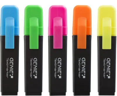 Produktbild von Textmarker 5-Farben VE=8x5 Stück