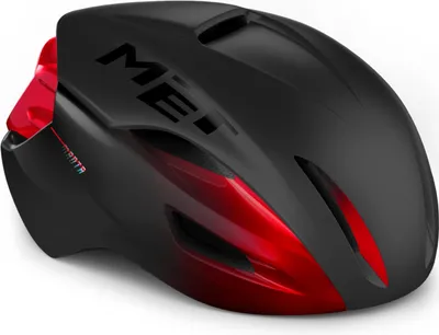 Produktbild von MET Fahrradhelm Manta MIPS , Schwarz Rot - Matt Glänzend, S