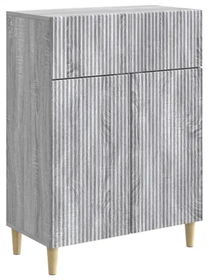 Obrázok produktu pre vidaXL Komoda Sonoma, sivá, 66 x 34,5 x 90 cm, drevotrieska
