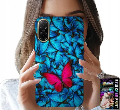 Zdjęcie produktu dla Etui Do Xiaomi 17 Pro - Niebieskie Motylki, Motyl, Kobiece Wzory