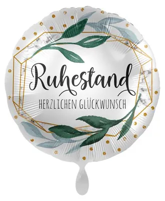 Produktbild von 18"/Ø43cm Folienballon "Ruhestand"