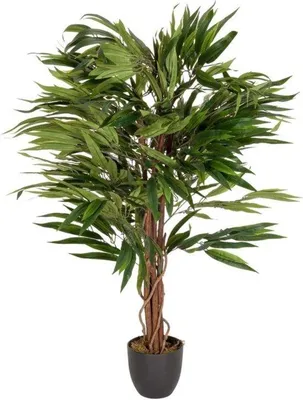 Image de Grande plante d'intérieur, 130 cm, verte, en plastique