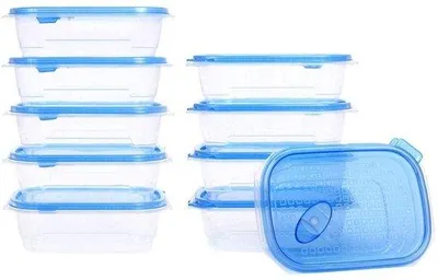 Produktbild von Plastikbehälter 1000ml luftdicht mikrowellengeeignet