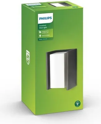 Produktbild von Philips Ecomoods Außenwandleuchte E27 Anthrazit 8719514385801
