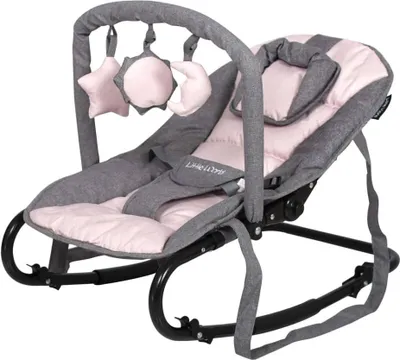 Obrázek produktu pro Little World Babywippe Starwing Grau - Rosa