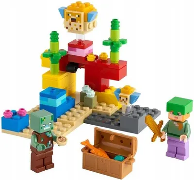 Produktbild von 21164 – LEGO Minecraft – Das Korallenriff