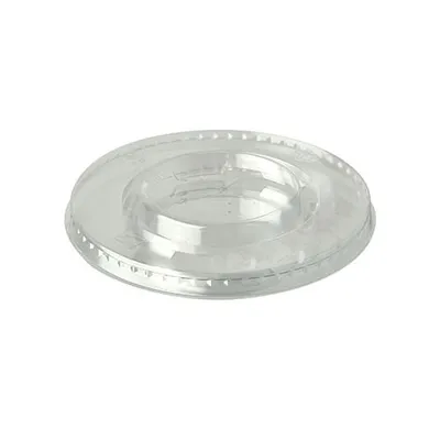Image de Papstar couvercle, PLA "pure" rond Ø 9,5 cm transparent avec fente cruciforme, 100 pièces