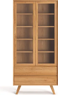 Produktbild von Holzvitrine Quatro 120 cm, Eiche