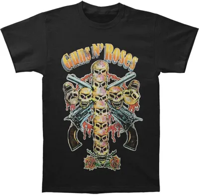 Obrázek produktu pro Guns N Roses - Tričko "80s" pro muže/dámy Uni RO1287 (S) (Black)