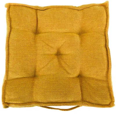 Produktbild von Polsterung für Stühle 40 x 40 cm Chenille Boxsitzkissen mit Schlaufe