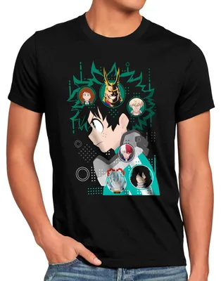 Produktbild von style3 Be Green Herren T-Shirt superhero japan acade mia manga