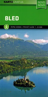 Immagine prodotto di Bled e dintorni, scala 1:25.000. Mappa turistica. Pubblicata nel 2024. Cartografia