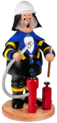 Produktbild von Feuerwehrmann (24cm) Räuchermann von Drechselwerkstatt Uhlig