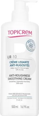 Produktbild von Topicrem UR-10 Anti-Roughness Smoothing Cream Körpercreme für sehr trockene und empfindliche Haut 500 ml