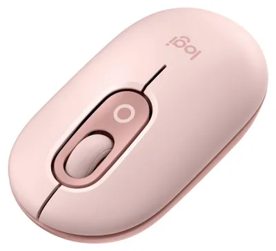 Produktbild von Logitech POP, Beidhändig, Optisch, Bluetooth, 4000 DPI, Pink