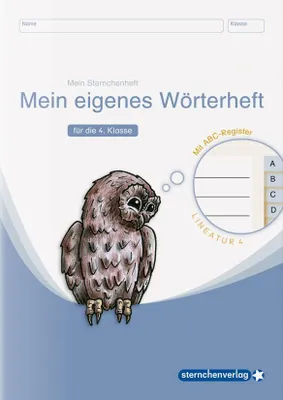 Produktbild von Mein eigenes Wörterheft - Lineatur 4 mit seitlichem ABC-Register