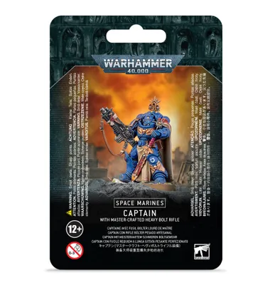 Produktbild von Games Workshop Captain mit Meisterhaftem Schwerem Boltgewehr, Sammelfigur
