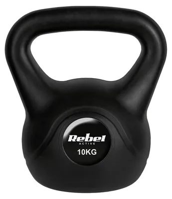 Image de Rebel RBA-2315 Kettlebell Active 10 kg, noir