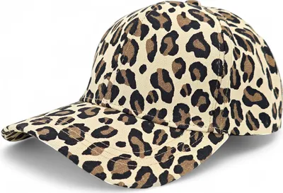 Produktbild von styleBREAKER Damen Baseball Cap mit Leoparden Muster verstellbar | 6-Panel Basecap aus Baumwolle mit gebogenem Schirm | atmungsaktive Animal Print Kappe für Freizeit Sport Sommer
