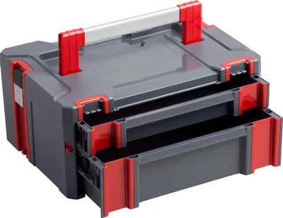 Produktbild von Connex Systembox - Mit zwei Schubladen - 13,5 Liter Volumen - 80 kg Tragfähigkei