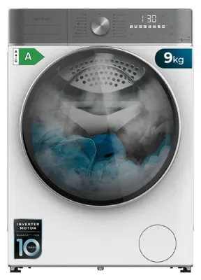 Obrázok produktu pre Cecotec 02766, Predné plnenie, 9 kg, C, 76 dB, 1400 ot/min, A