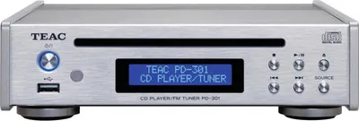 Produktbild von TEAC CD-Player 2dig.Ausg. D/A-Wandler DAB UKW USB Display si PD-301DAB-X-S
