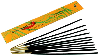 Produktbild von Auroshikha Räucherstäbchen - Frankincense Incense, Gelb, 23*3,5*0,3 cm, Indische Räucherstäbchen