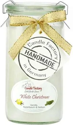 Produktbild von Candle Factory Mini Jumbo White Christmas Duftkerze Dekokerze 307-052