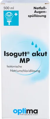 Produktbild von Isogutt akut MP Notfall-Augenspüllösung, Isotonische Natriumchloridlösung, 500 ml Lösung
