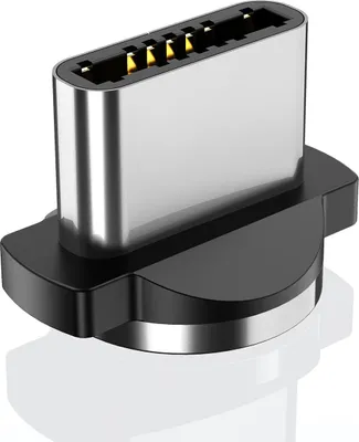 Produktbild von CaseMe 1m Magnet Ladekabel Magnetisch für iPhone Samsung Huawei Sony LG HTC USB Typ C Schwarz 1 meter