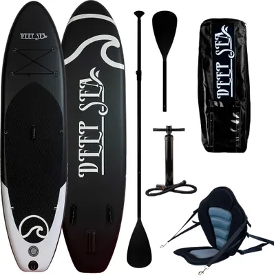 Produktbild von Deep Sea SUP Board Set Kayak Pro 300cm, Schwarz
